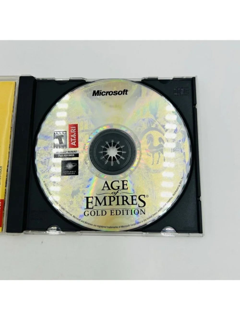 Age of Empires II: Gold Edition PC Game w/Expansion Pack -  Jewel Case (2 Disc)